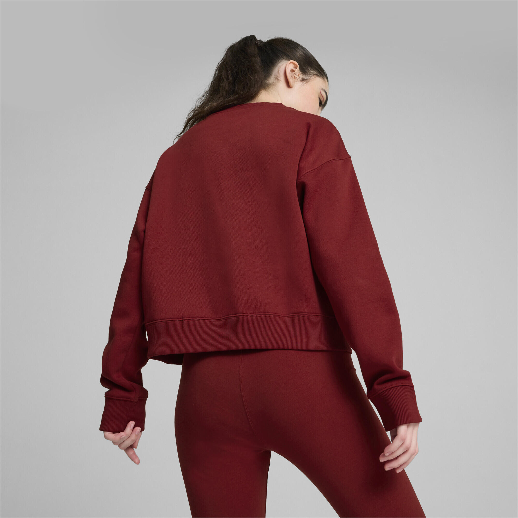 PUMA SQUAD top met ronde hals en volledige lengte voor dames PUMA Intense Red 6/7