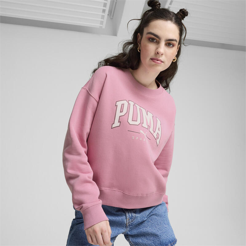 Sweat à col rond PUMA SQUAD Femme PUMA Mauved Out Pink