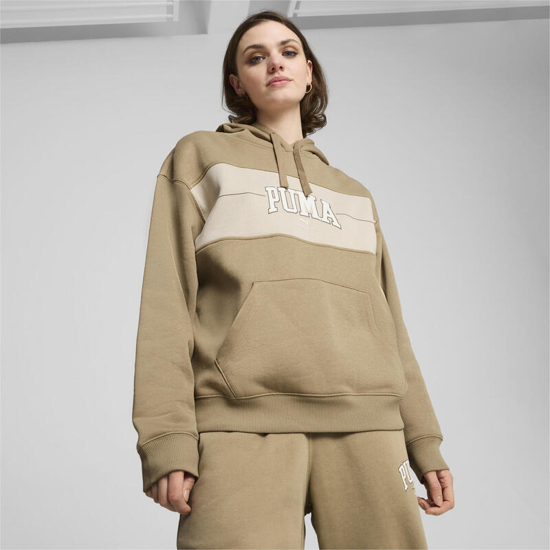 Sudadera con capucha PUMA SQUAD Full-Length Mujer PUMA Oak Branch Beige