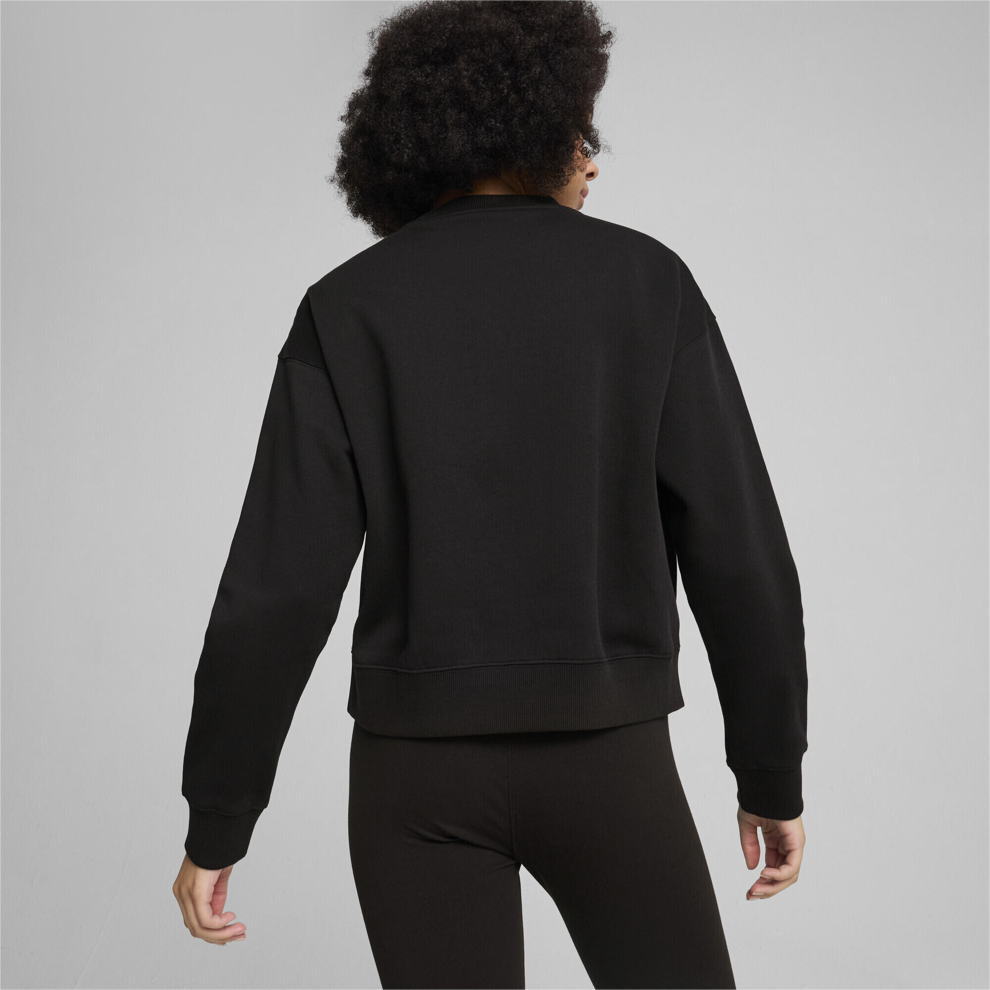 PUMA SQUAD Langes Sweatshirt Damen PUMA Black 6/8