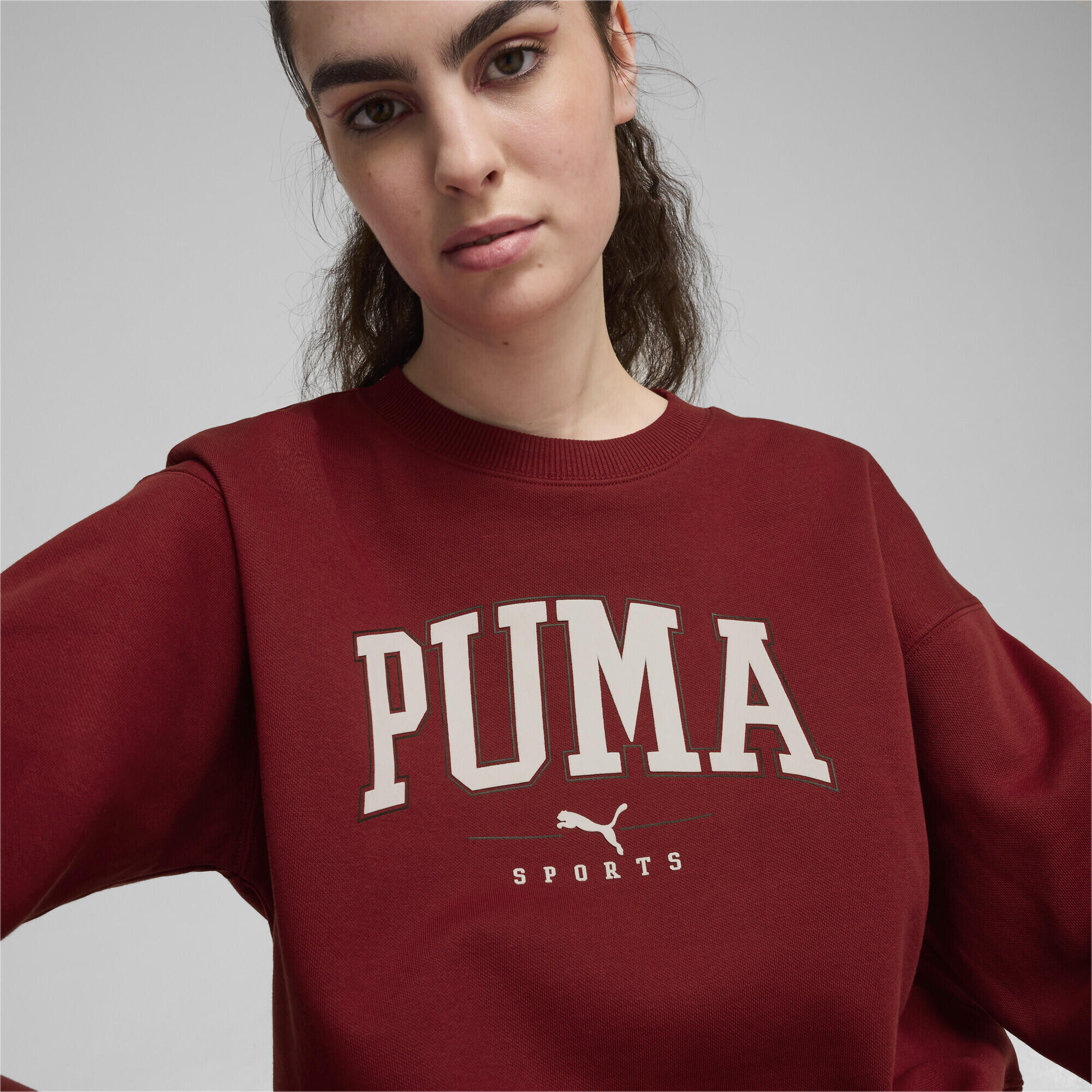 PUMA SQUAD top met ronde hals en volledige lengte voor dames PUMA Intense Red 4/7