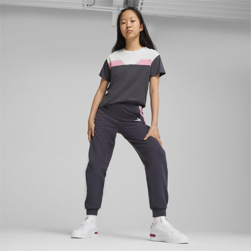 Pantaloni de sport PUMA POWER Tineret PUMA Galactic Gray