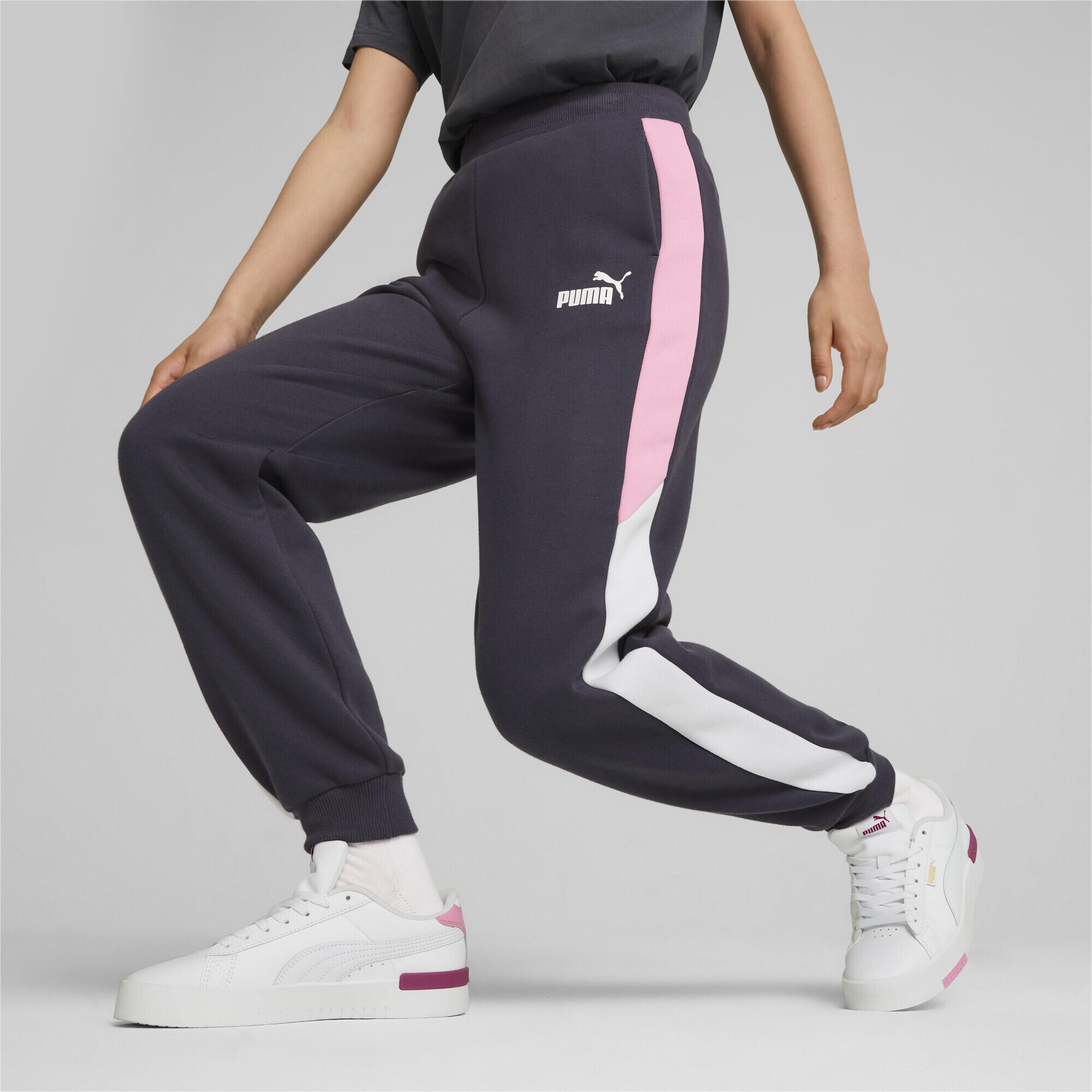 Młodzieżowe spodnie dresowe PUMA POWER PUMA Galactic Gray 3/6