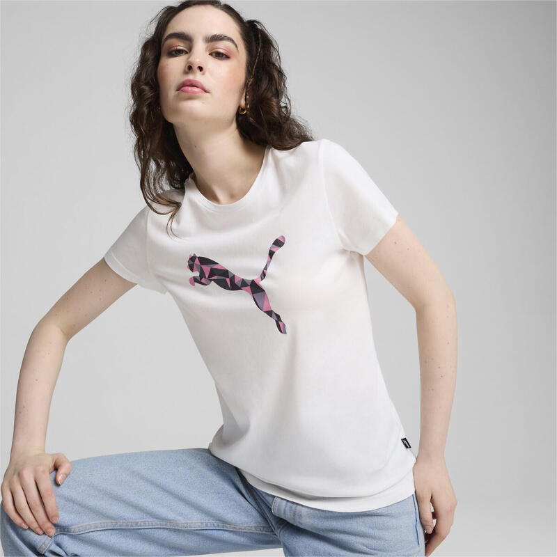 Camiseta GRAPHICS Cat Mujer PUMA White