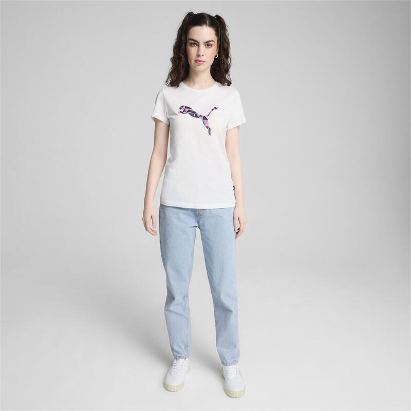 Camiseta GRAPHICS Cat Mujer PUMA White