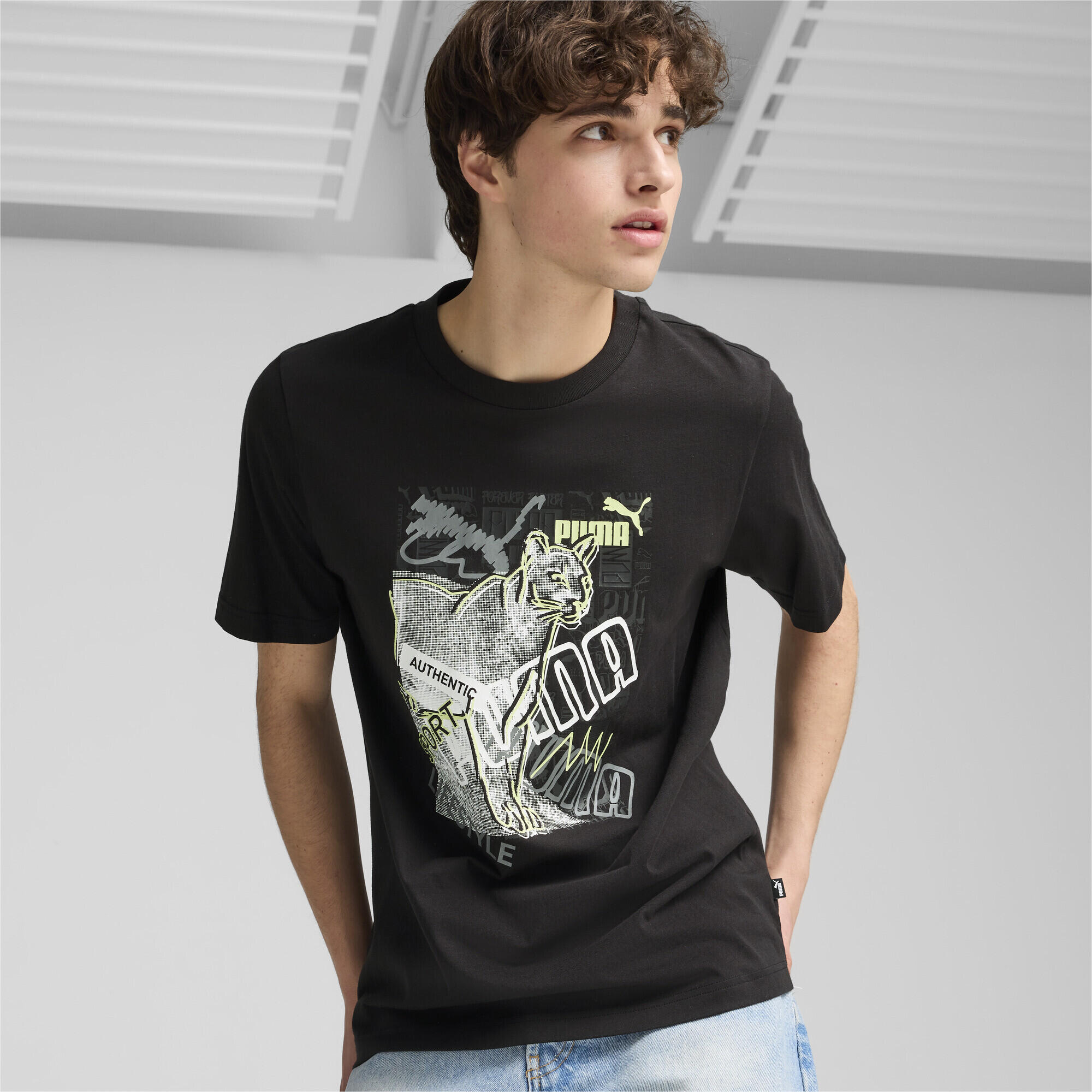 Camiseta GRAPHICS Photoprint Hombre PUMA Black 3/6