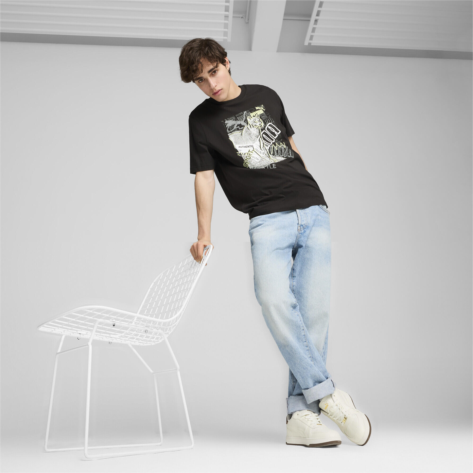 Camiseta GRAPHICS Photoprint Hombre PUMA Black 5/6
