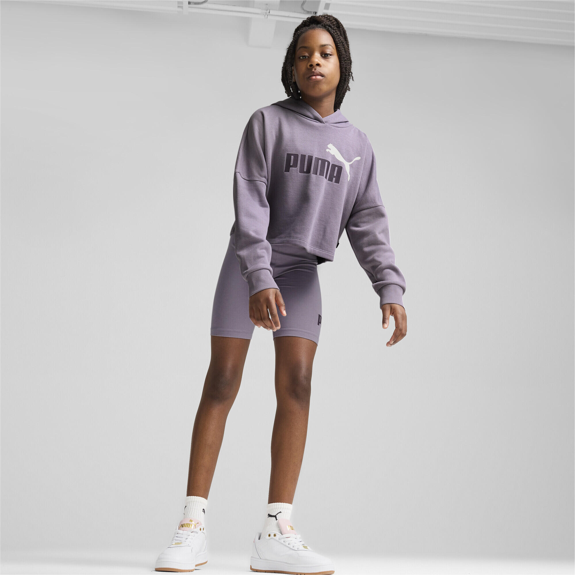 Sweat à capuche Puma modèle 671134-34 pour filles 6/7