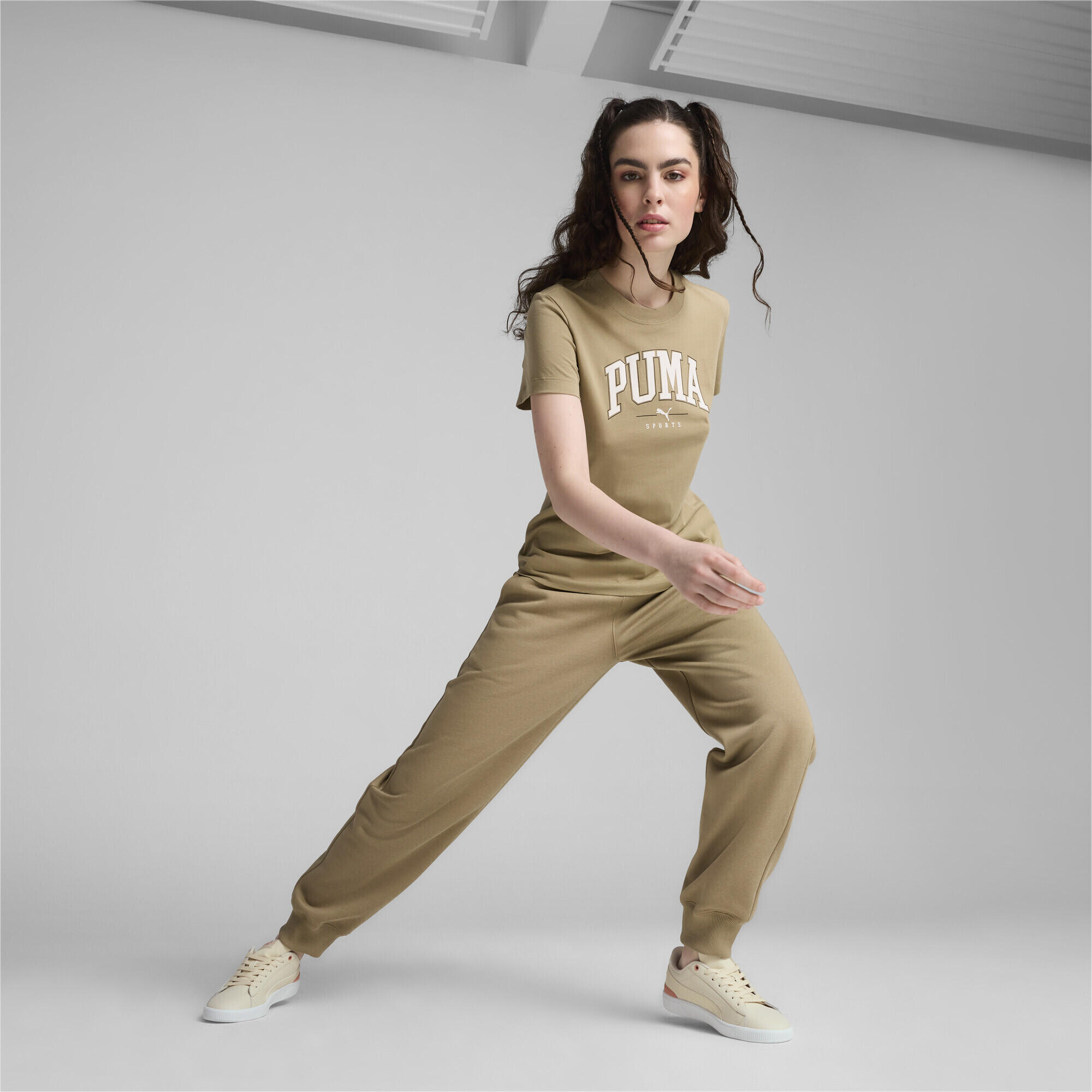 Camiseta PUMA SQUAD Graphic Mujer PUMA Oak Branch Beige 5/6