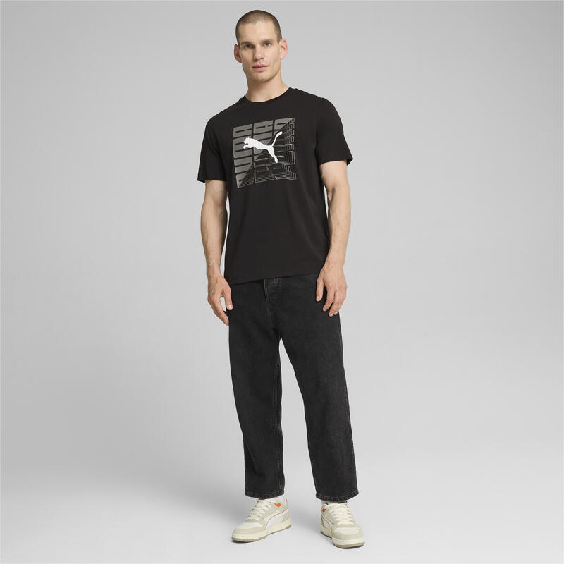 GRAPHICS PUMA T-shirt voor heren PUMA Black