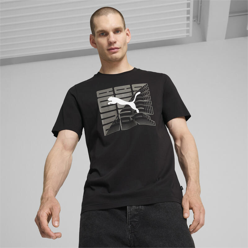 GRAPHICS PUMA T-shirt voor heren PUMA Black