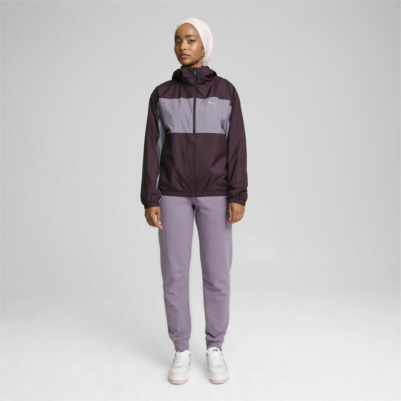 Cortavientos con forro de malla Mujer PUMA Midnight Plum Purple