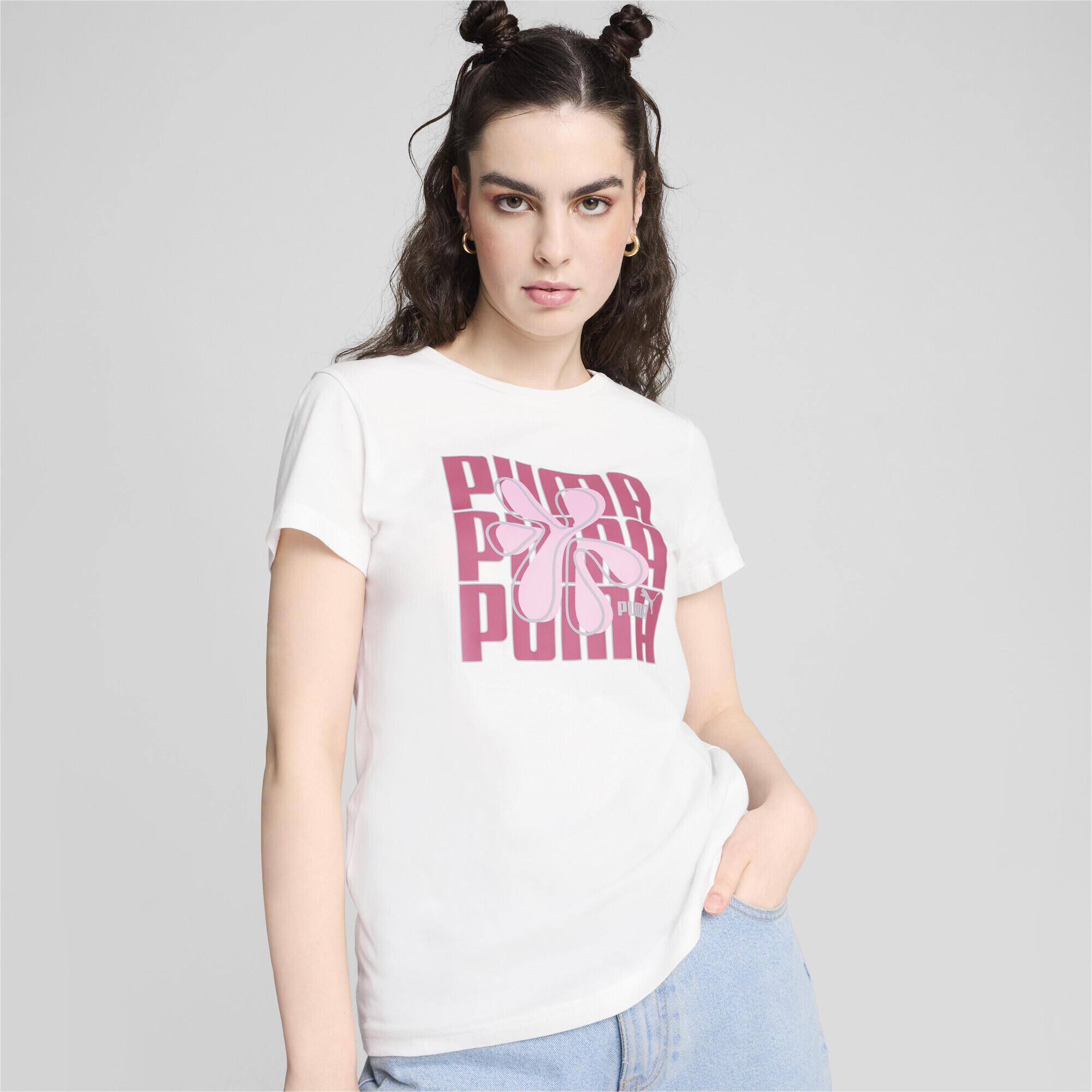 T-shirt GRAPHICS Femme PUMA White 3/6