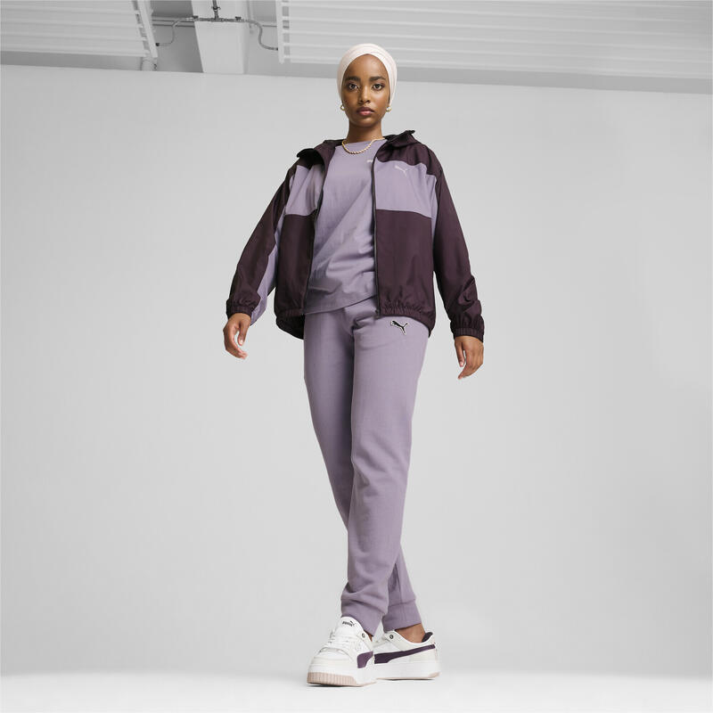 Windjack met mesh voering voor dames PUMA Midnight Plum Purple