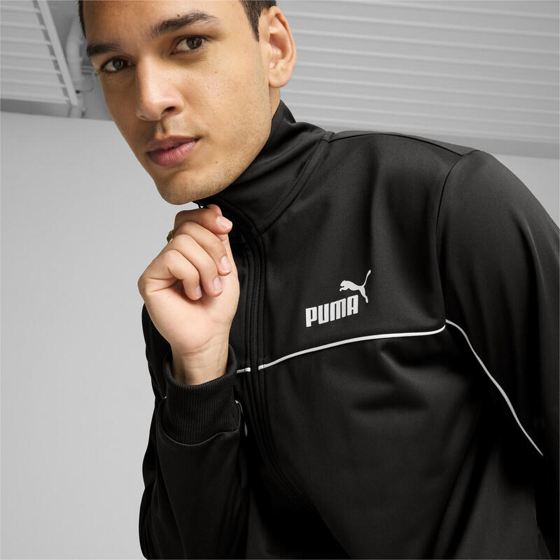 Trainingspak met lijnen voor heren PUMA Black