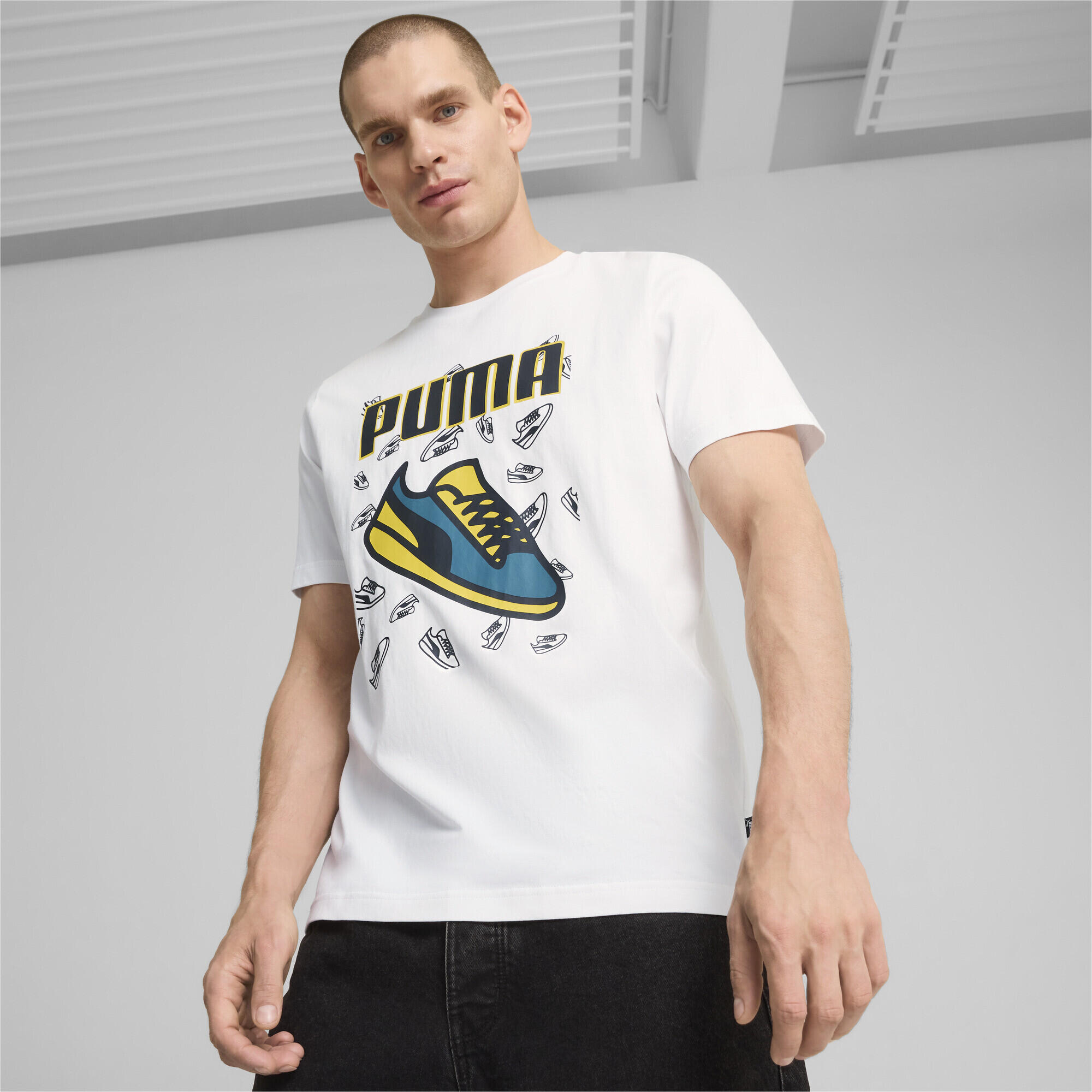 Camiseta GRAPHICS Sneaker Hombre PUMA White 3/6