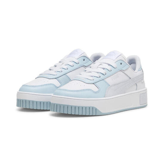 Baskets Carina Street Enfant et Adolescent PUMA White Silver Mist Gray