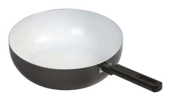 Bo-Camp - Wok - Sprint ECO - Abnehmbarer Griff - Al - Ø 24 cm