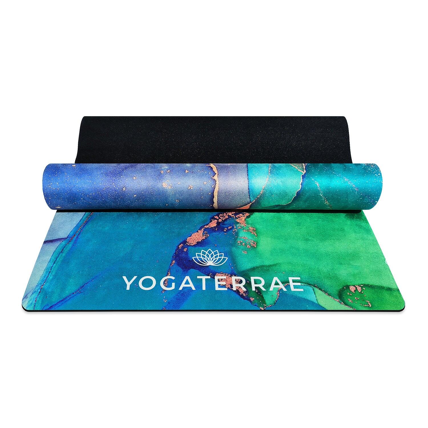 Tappetino da yoga antiscivolo DHYANA Comfort Microfibra-Gomma naturale 2/4