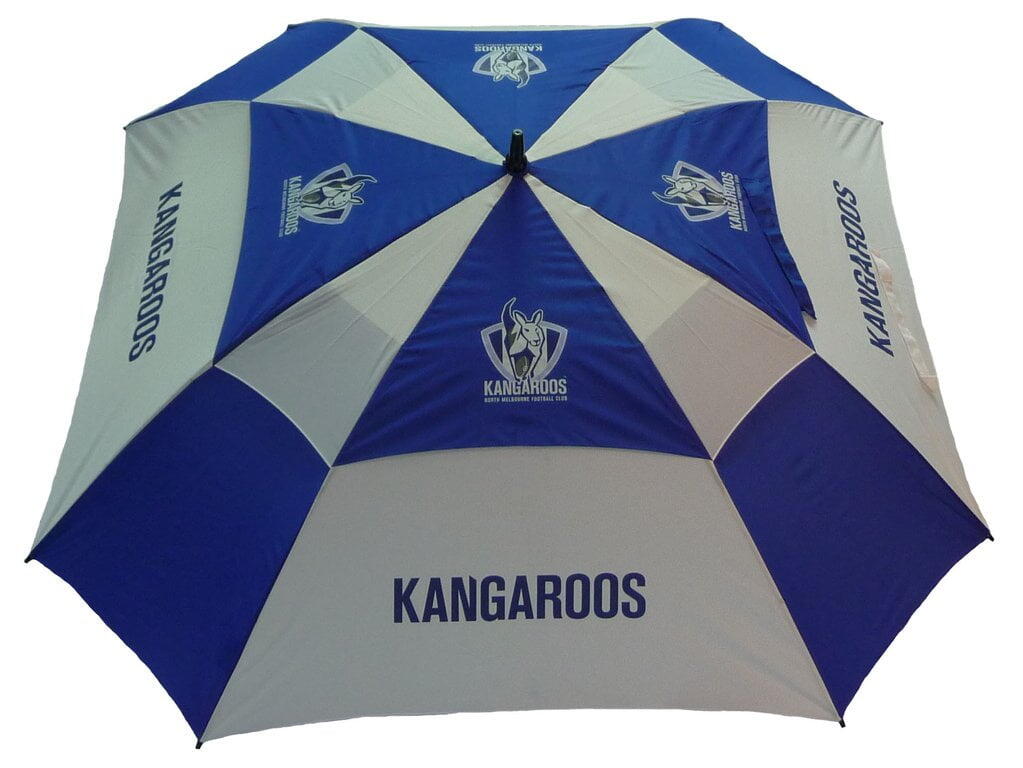 North Melbourne Kangaroos AFL Golf Club Umbrella Large Deluxe