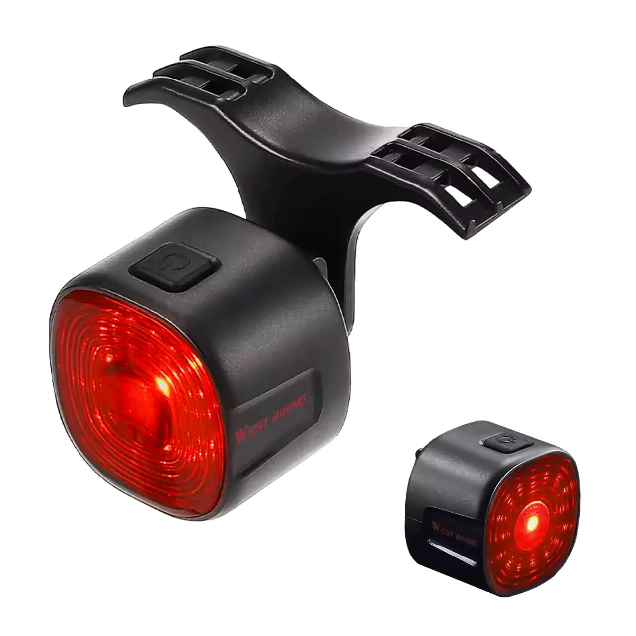 Stop bicicleta inteligent,senzor frana,vibratii si lumina,LED,USB,autonomie 60h