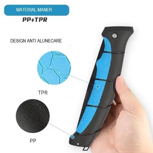 Cutit pliabil Tunala, pentru filetat peste din otel alimentar inoxidabil, 34 cm 5/5