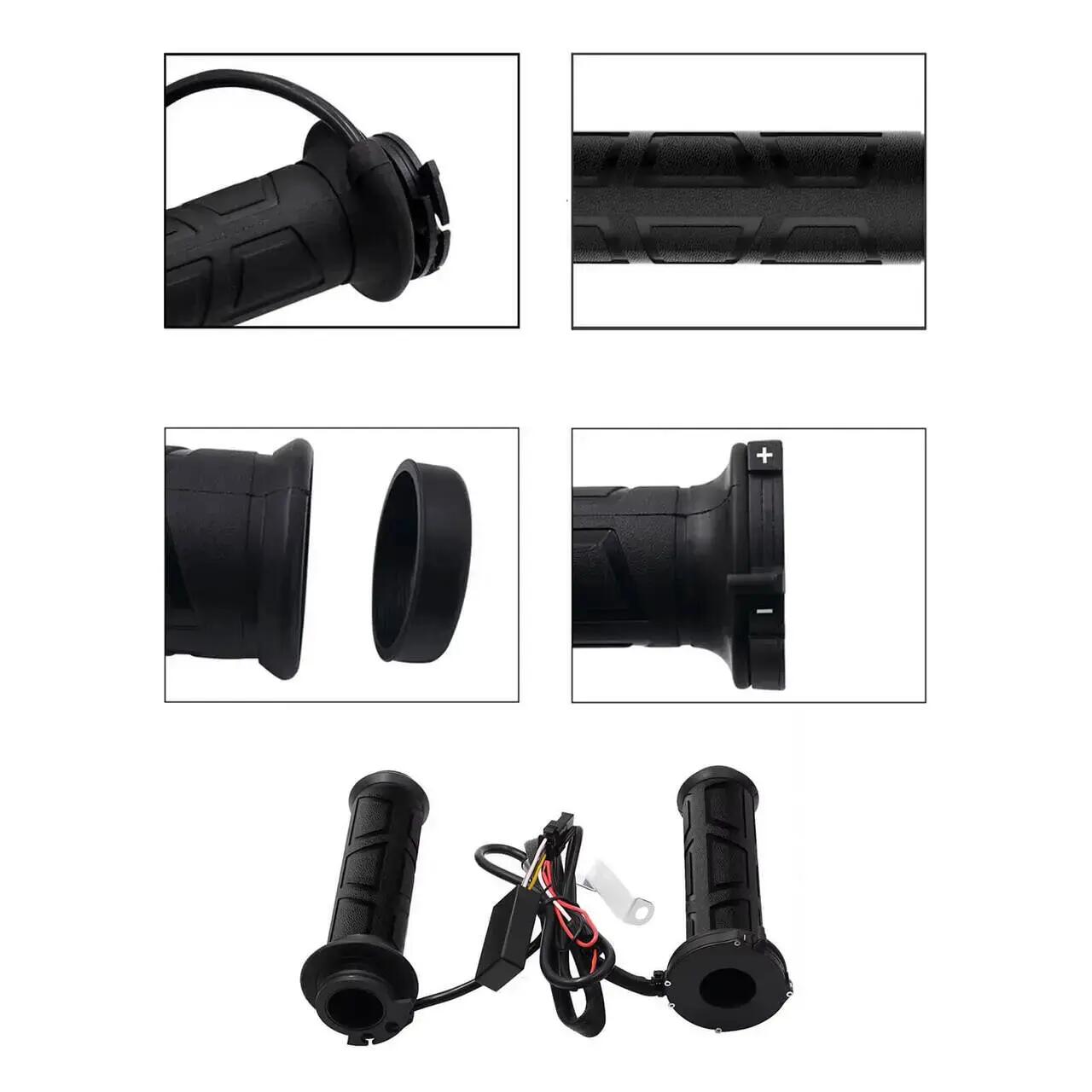 Mansoane ghidon incalzite bicicleta, moto, scuter, ATV, 22 mm, 12V, set 2 buc 7/7