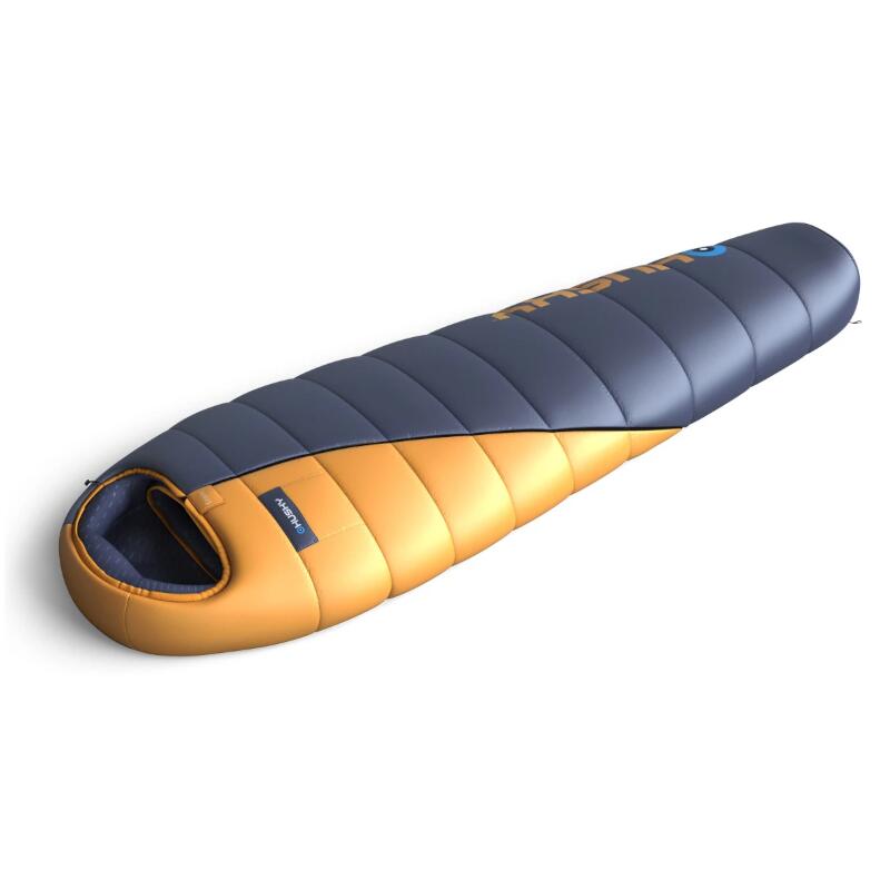 Sac de couchage momie Enjoy Long 2024 -25°C - 230 cm - Bleu avec Orange 3/5