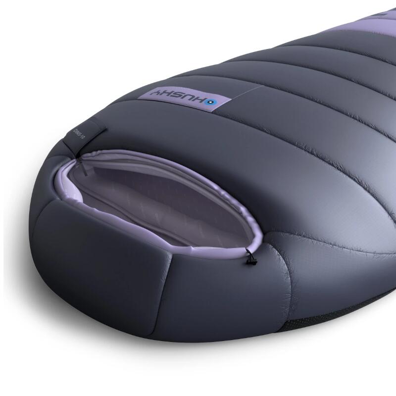 Sac de couchage momie pour femmes duvet Dinis 2024 -10°C - 200 cm - Bleu Violet 4/5
