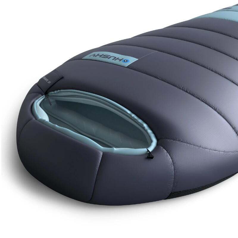 Mumienschlafsack Daunen Drape 2024 -20°C - 220 cm - Blau - Erwachsene 3/5