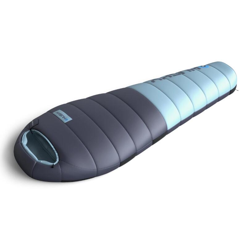 Mumienschlafsack Daunen Drape 2024 -20°C - 220 cm - Blau - Erwachsene 4/5