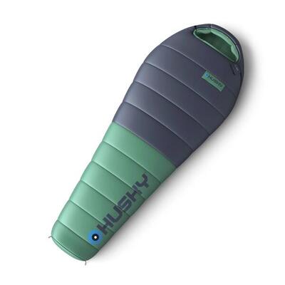 Sacco a pelo mummia in piuma Dinis 2024 -10°C - 220 cm - Blu Menta adulti