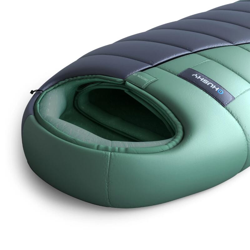 Mummyslaapzak Emotion 2024 -20°C - 210 cm - Blauw met Mint - volwassene 4/5