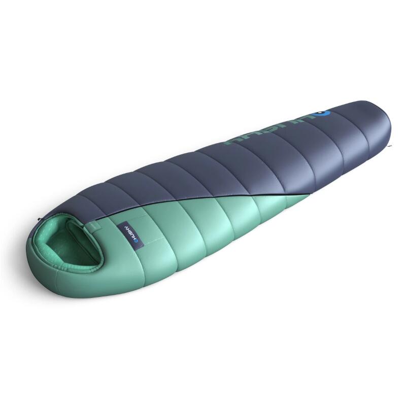 Mummyslaapzak Emotion 2024 -20°C - 210 cm - Blauw met Mint - volwassene 3/5