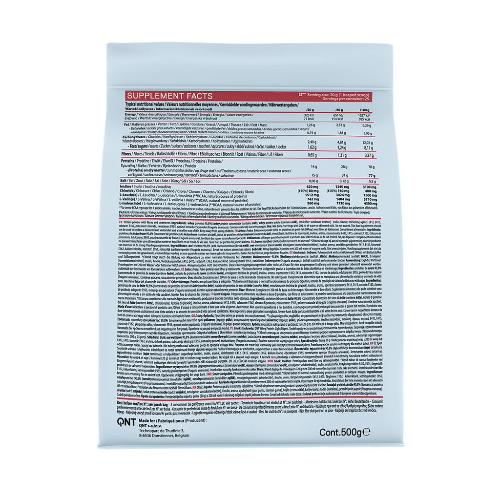 LIGHT DIGEST WHEY PROTEIN - Fraise - 500 g 2/4