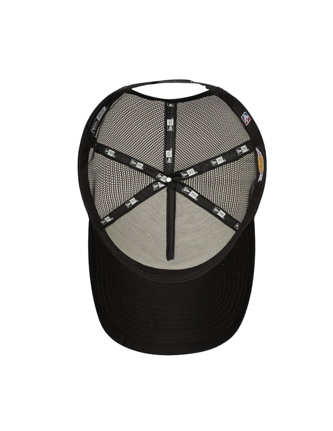 Chapeaux New Era Los Angeles Lakers Noir tonal 5/5