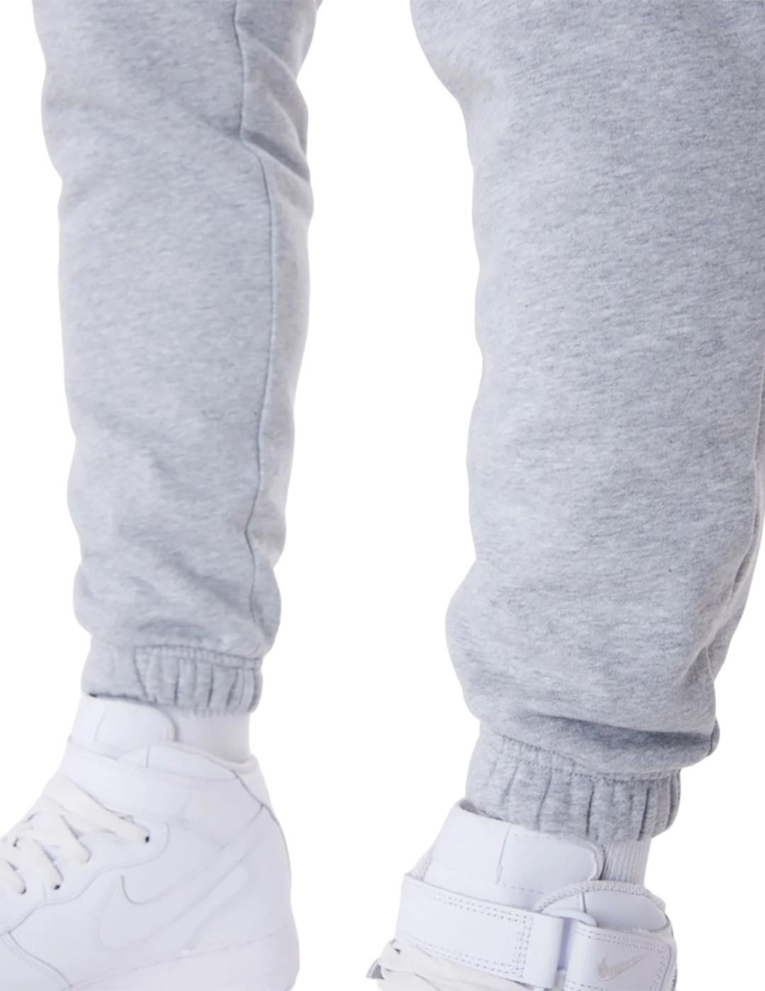 Pantaloni da uomo New Era League essentials grigi 6/6