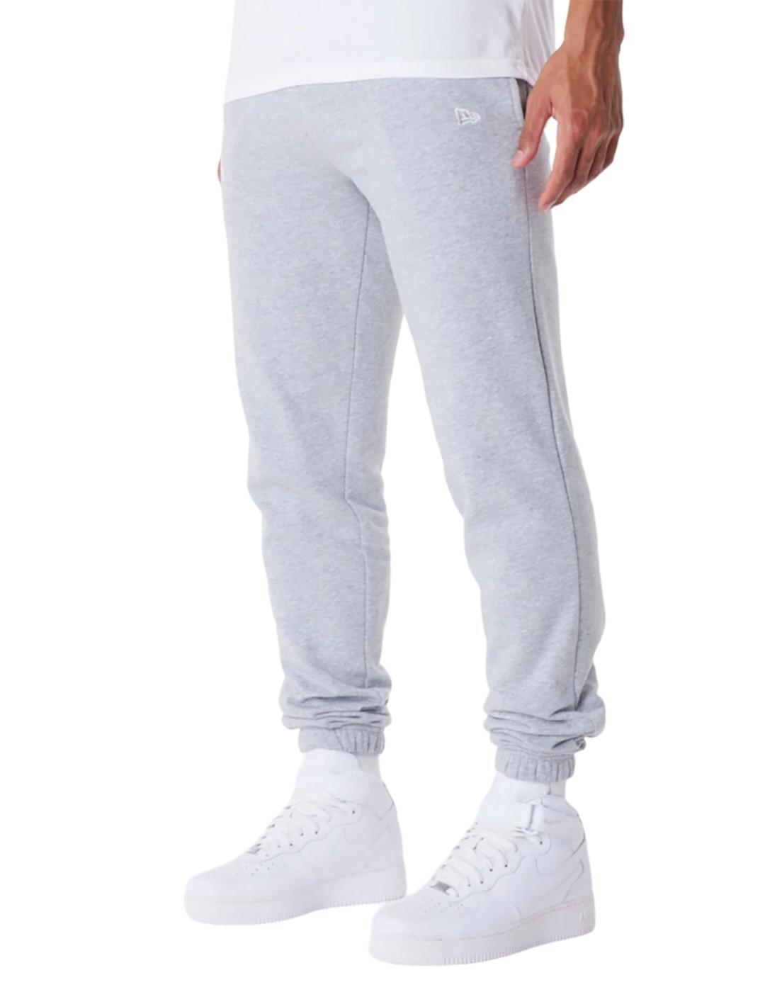 Pantaloni da uomo New Era League essentials grigi 2/6