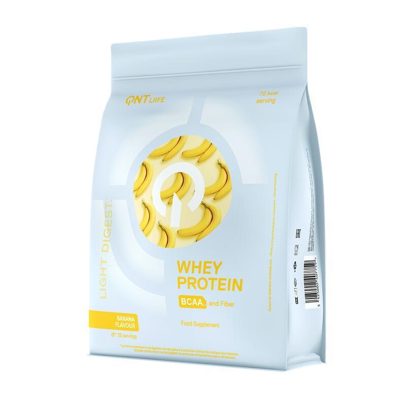 Fehérjedús táplálék QNT Light Digest Whey Protein - Banane