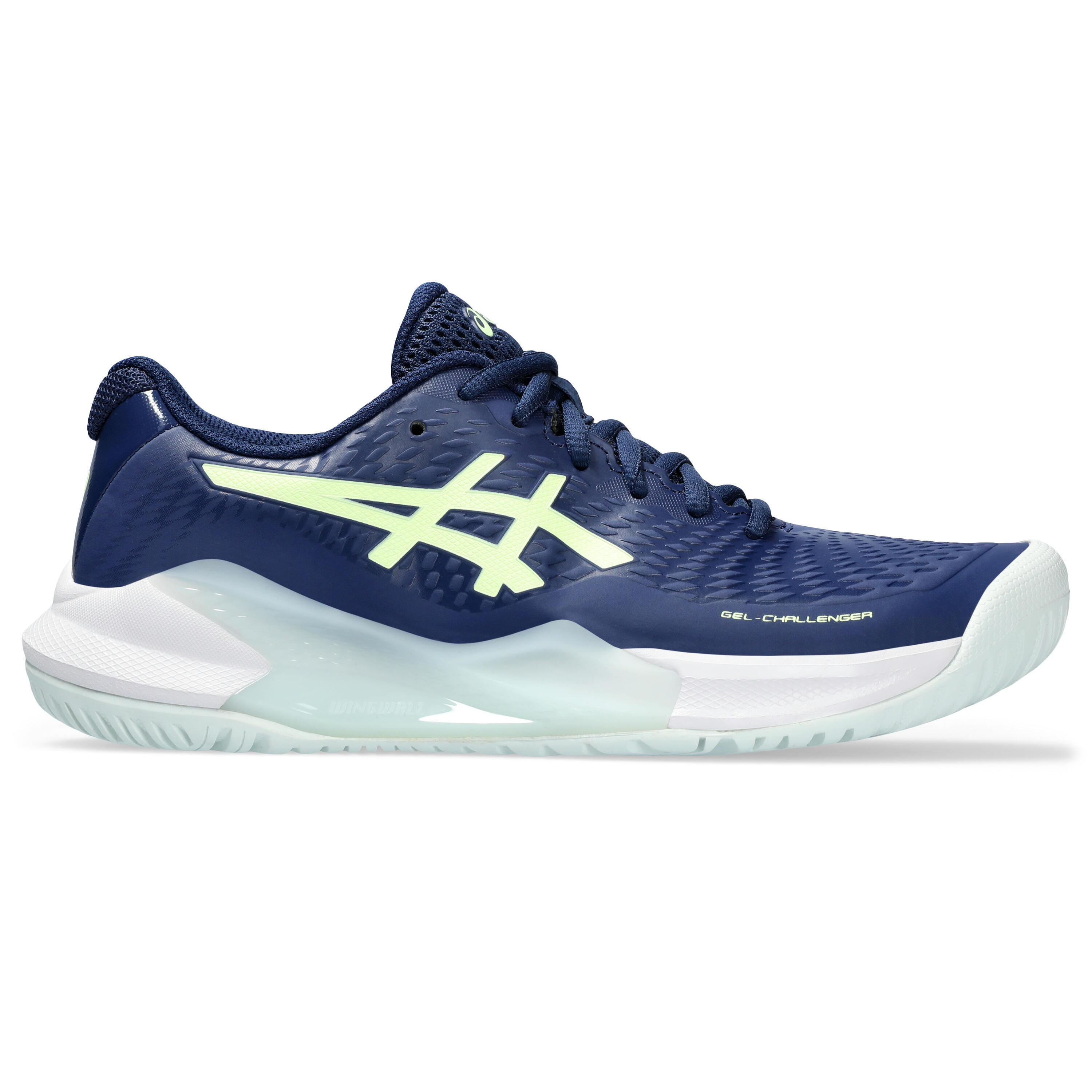 Asics - Chaussures De Tennis Femme Asics Gel-challenger 14 - Chaussures De Sport - Bleu|jaune - 39,5 - Decathlon