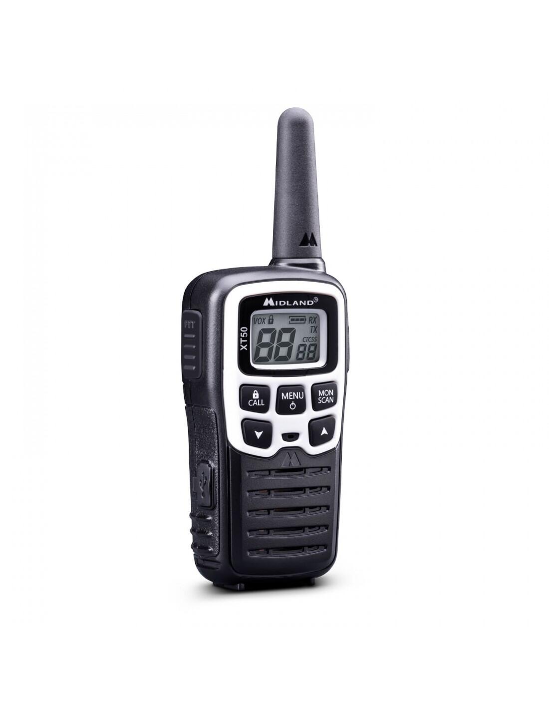 Walkie talkie MIDLAND XT50 ADVENTURE maleta completa 2 pmr446, 8km en campo 4/7