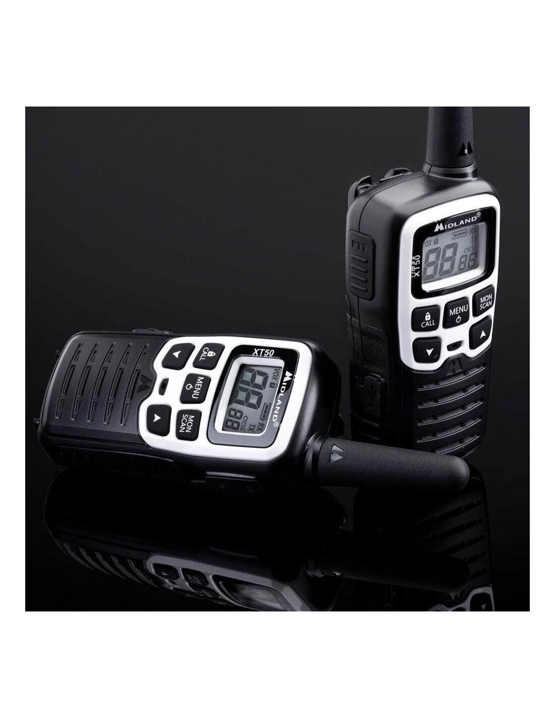 Walkie talkie MIDLAND XT50 ADVENTURE maleta completa 2 pmr446, 8km en campo 5/7