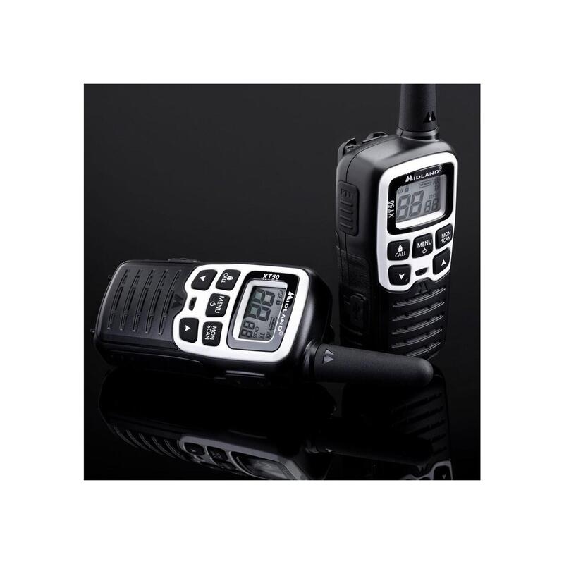 Walkie talkie MIDLAND XT50 ADVENTURE maleta completa 2 pmr446, 8km en campo