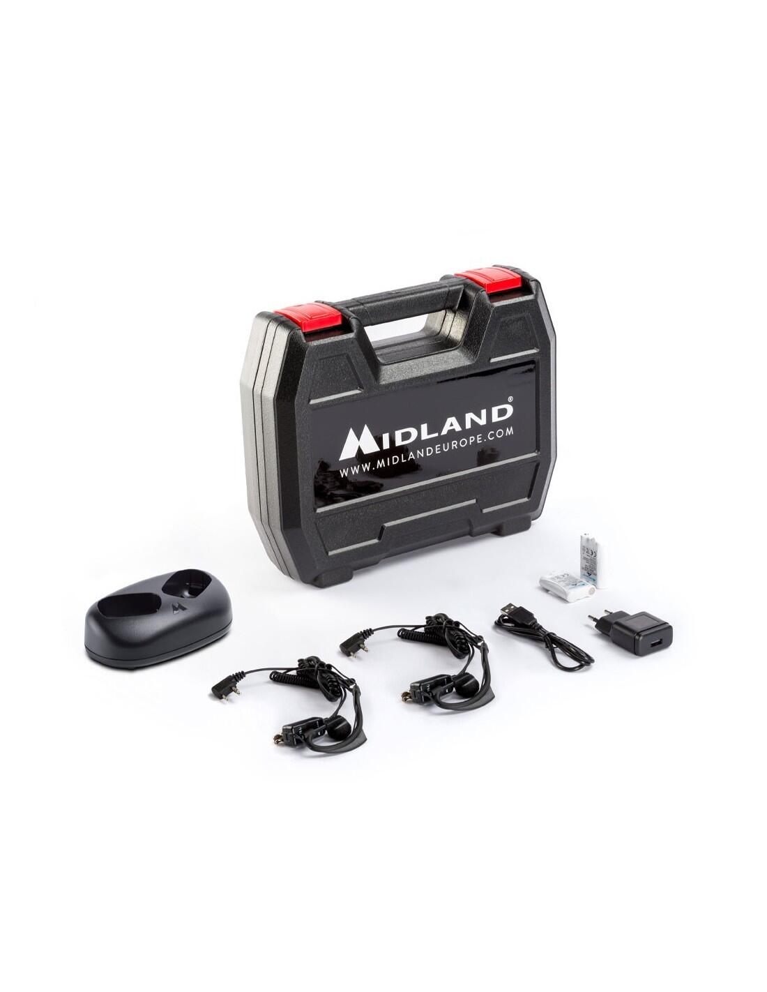 Walkie talkie MIDLAND XT50 ADVENTURE maleta completa 2 pmr446, 8km en campo 2/7