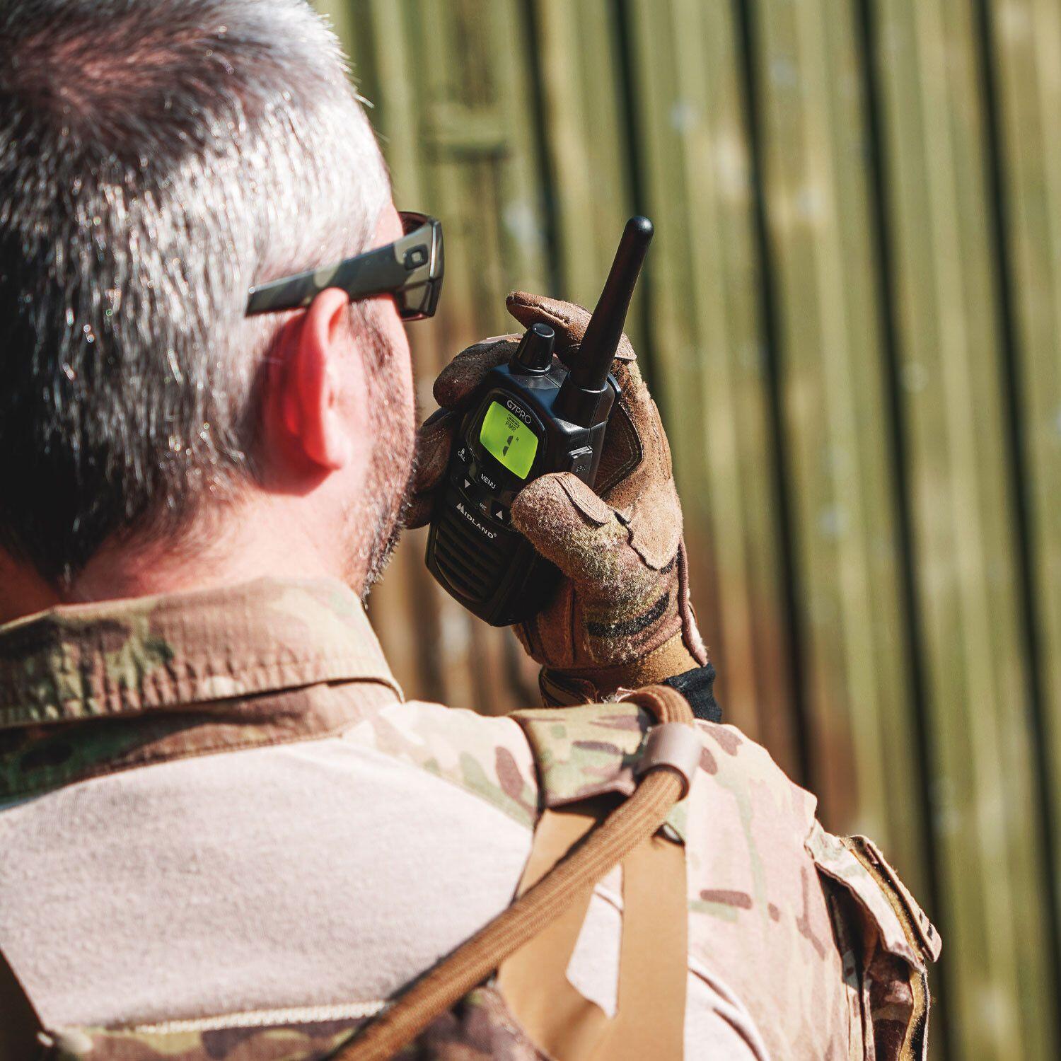 Walkie talkie MIDLAND G7 PRO, uso libre y resistente 3/7