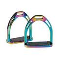 Étriers D'équitation En Aluminium PRO IRON GEAR - Cage De Sécurité Violet, Taille 4,75
