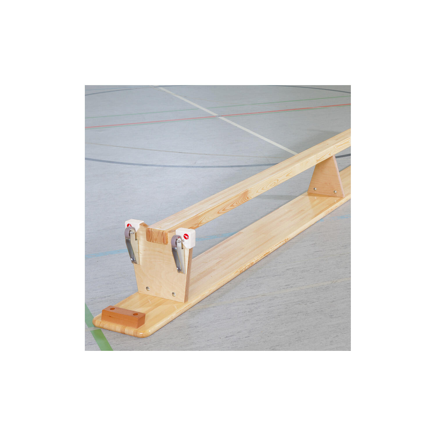Turnbank Original 2 m Mit Transportrollen Turnen Unisex Natur 3/5
