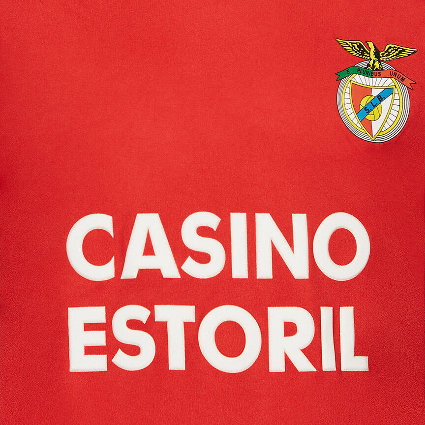 Maillot rétro rouge Casino Estoril 1993 1994 Benfica 2/5