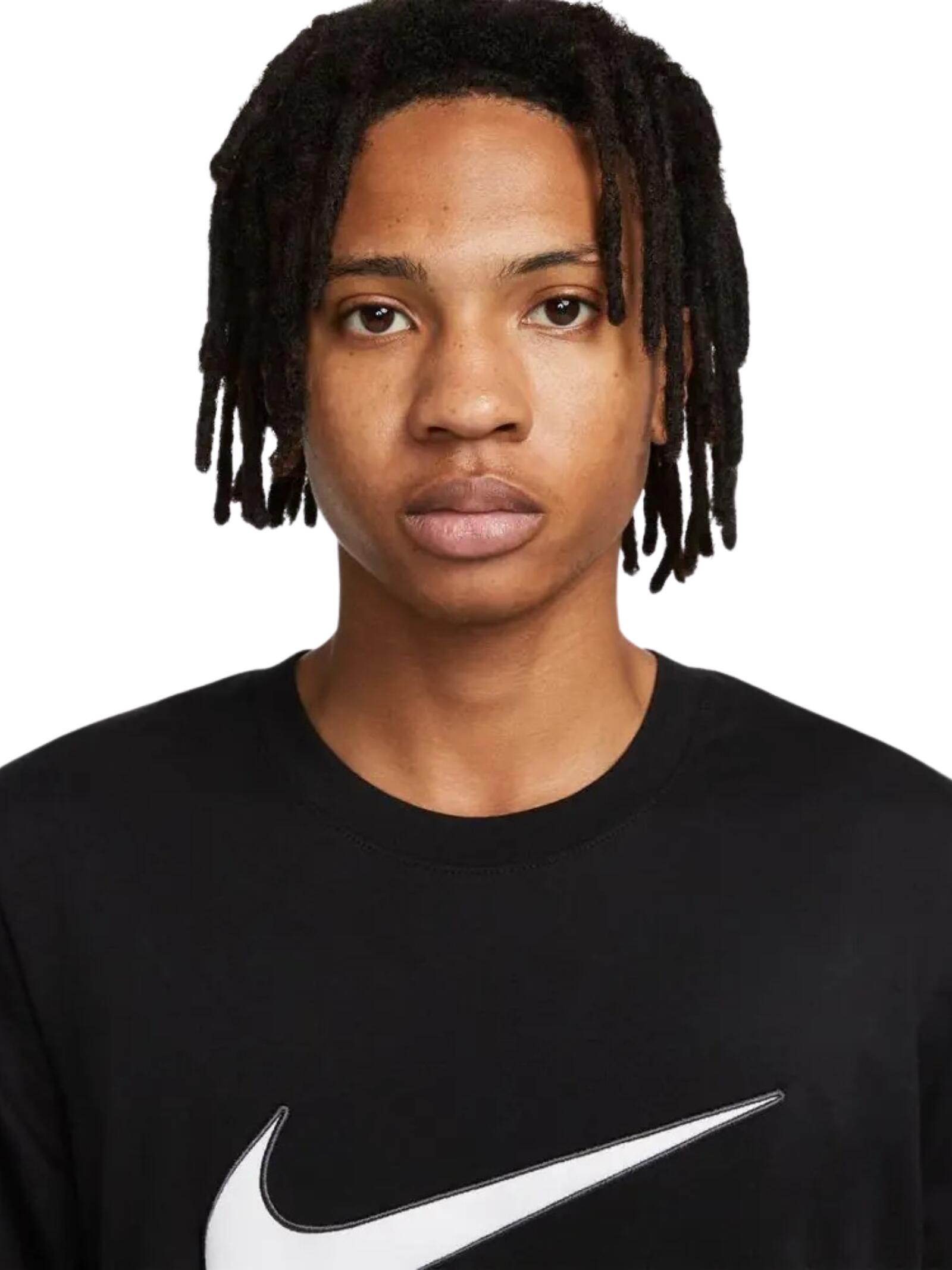T-shirt uomo nike sportswear - nero 4/4