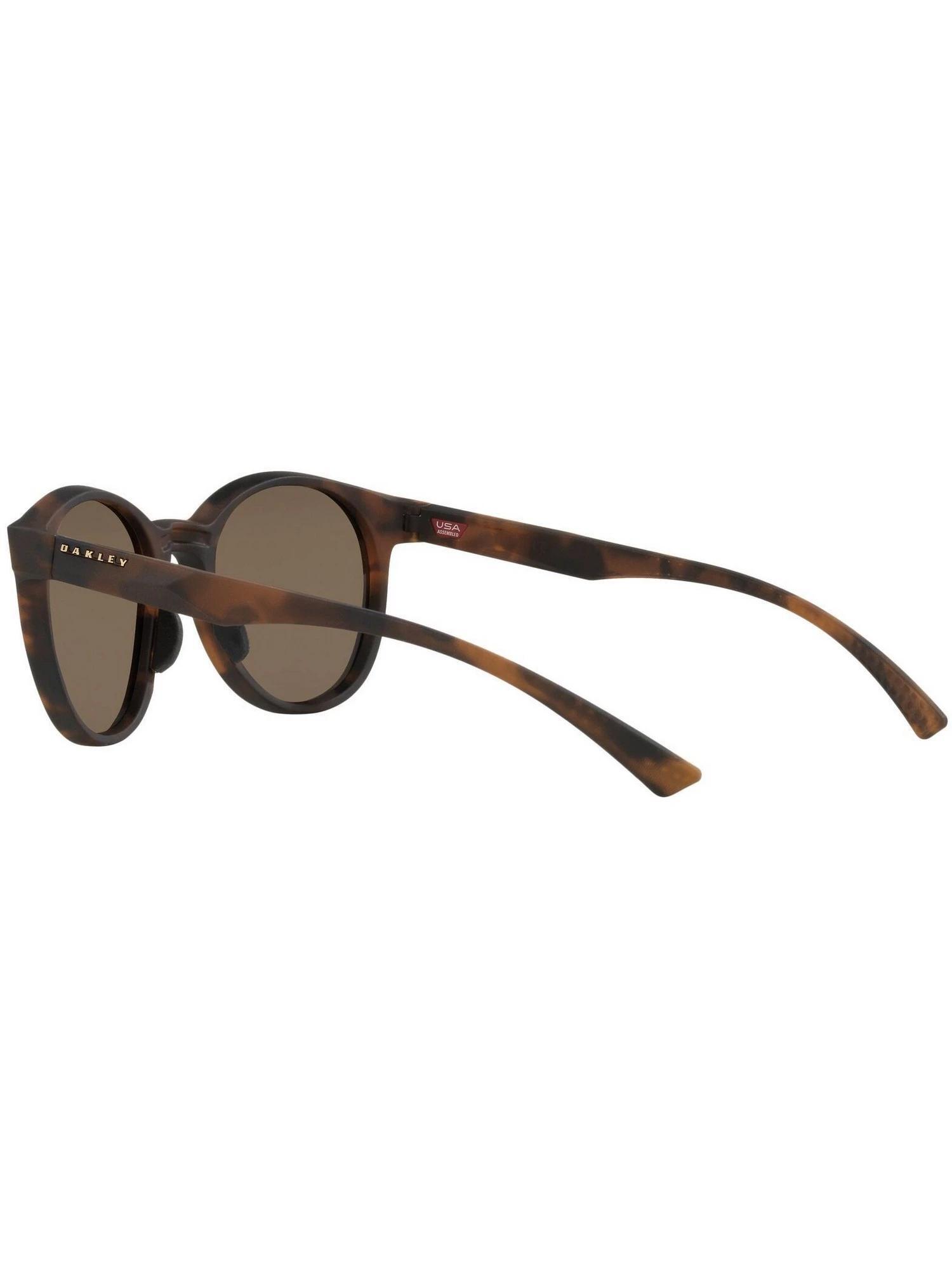 Lunettes de soleil Oakley Spindrift Femme ronde noir/brun 5/7
